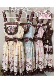 Twilight Crush Chocolate Salopette and JSK(Leftovers/4 Colours/Full Payment Without Shipping)